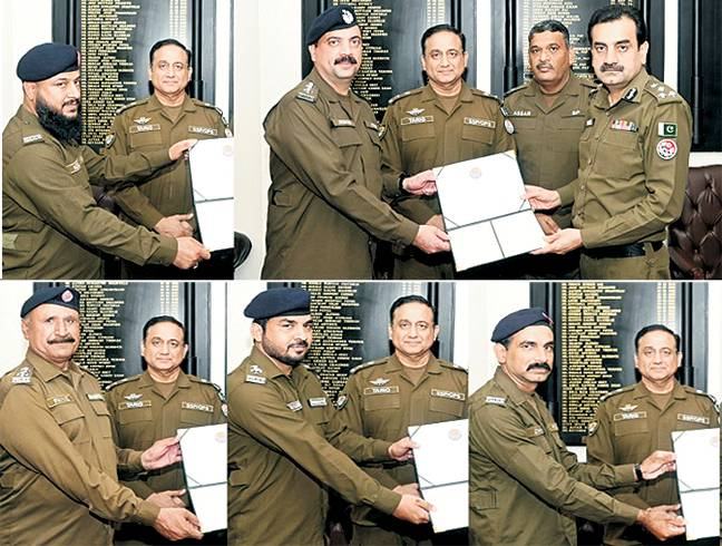 سی پی اونے بہترین کارکردگی کا مظاہرہ کرنے والے افسران و اہلکاروں کو تعریفی سرٹیفکیٹس دئیے