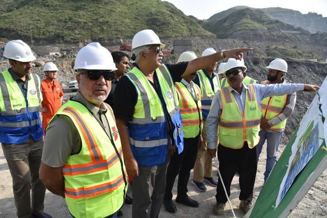 WAPDA chairman visits Mohmand Dam project, reviews progress