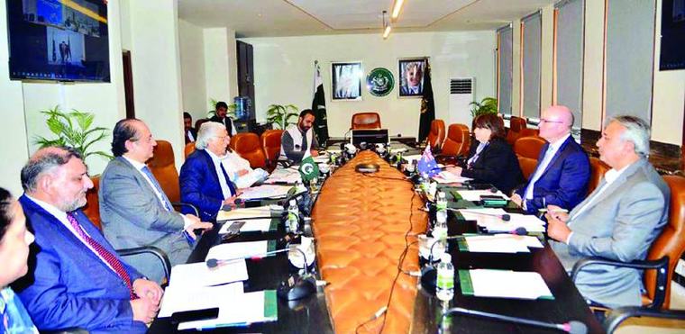رانا تنویر سے آسٹریلین انٹرنیشنل ایگریکلچرل ریسرچ کے وفد، ہائی کمشنر کی ملاقات