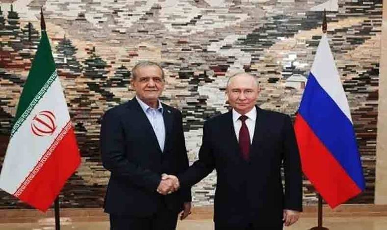 امریکا اور اسرائیل کیخلاف روسی صدر کی ایران کی حمایت کا کھلا اعلان