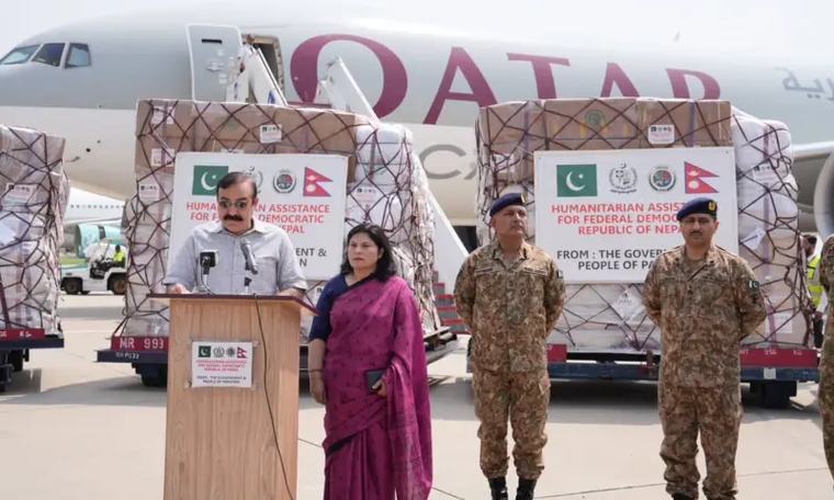 Pakistan dispatches humanitarian aid to Nepal after deadly floods, landslides