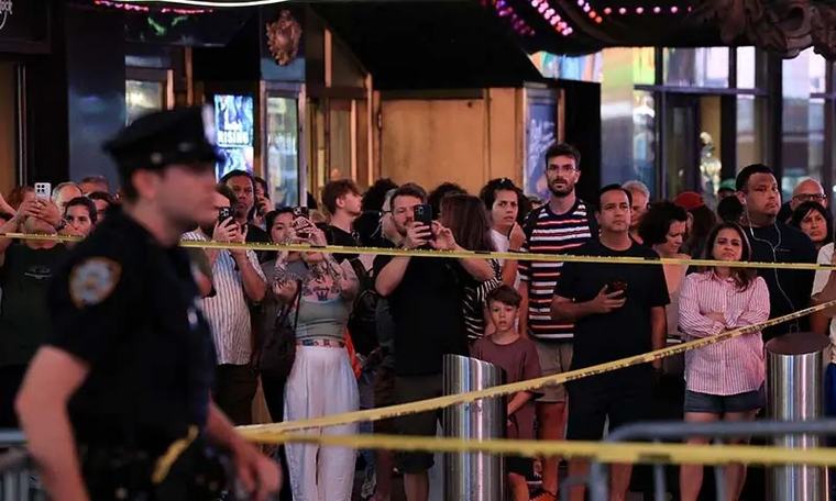 Bank of America VP among two killed in stabbing in New York's Times Square; suspect shot dead