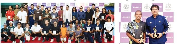 Shoaib, Mahin, Usmani claim titles at Meinhardt National Ranking Tennis Championships
